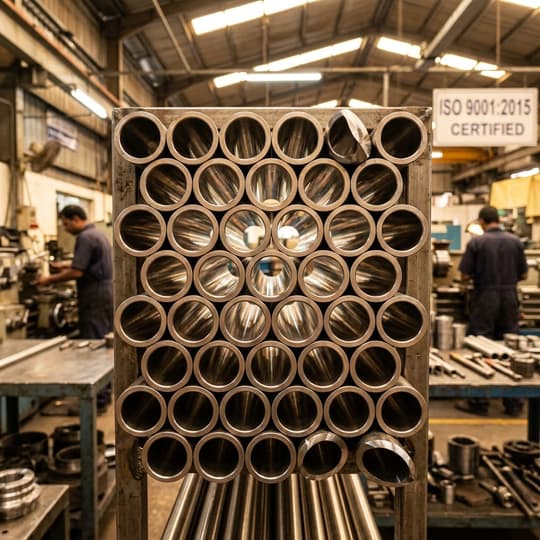 Cold-drawn precision tubes for hydraulic systems, automotive components, pneumatic cylinders, and high-tolerance fabrication work